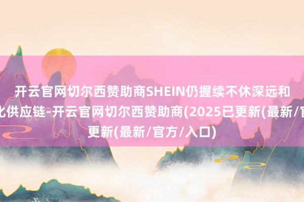开云官网切尔西赞助商 SHEIN仍握续不休深远和加码数字化供应链-开云官网切尔西赞助商(2025已更新(最新/官方/入口)