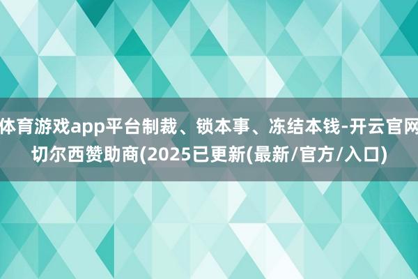 体育游戏app平台制裁、锁本事、冻结本钱-开云官网切尔西赞助商(2025已更新(最新/官方/入口)